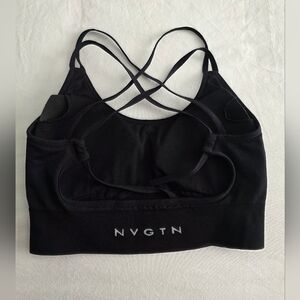 NVGTN Black Sports Bra